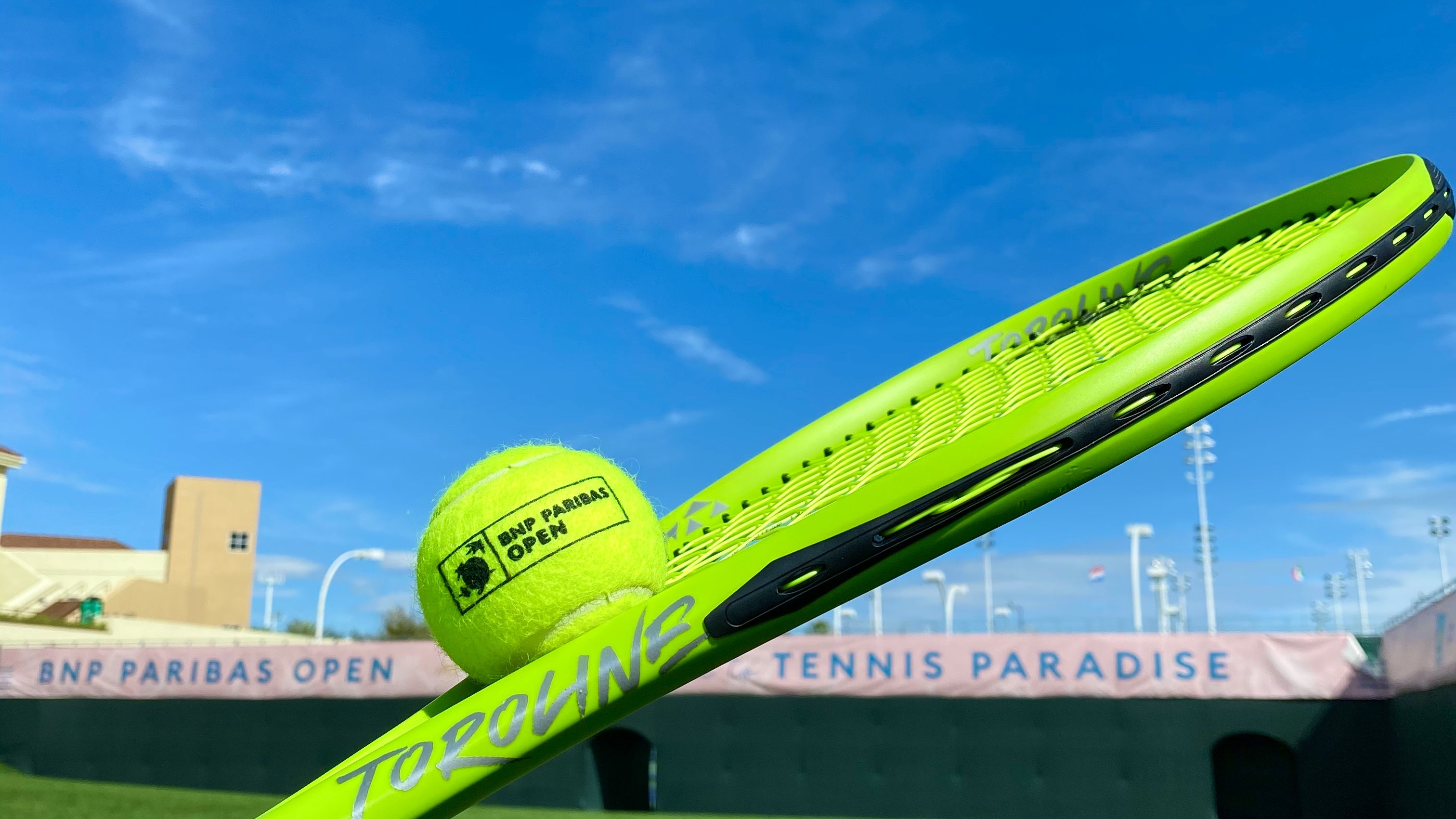 BNP Paribas OpenでのTOROLINEラケット